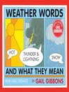 Cover image for Weather Words and What They Mean